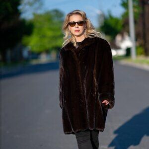 XL Mink fur coat